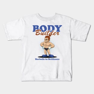 Funny Body Builder Kids T-Shirt